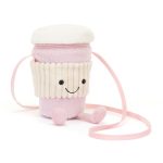 Amuseables Coffee-To-Go Pink Bag