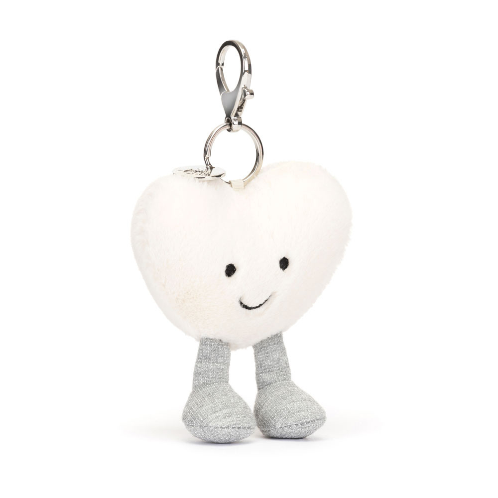 http://Amuseables%20Cream%20Heart%20Bag%20Charm