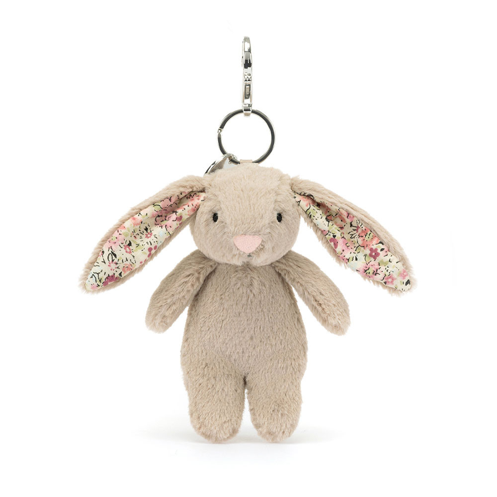http://Blossom%20Beige%20Bunny%20Bag%20Charm