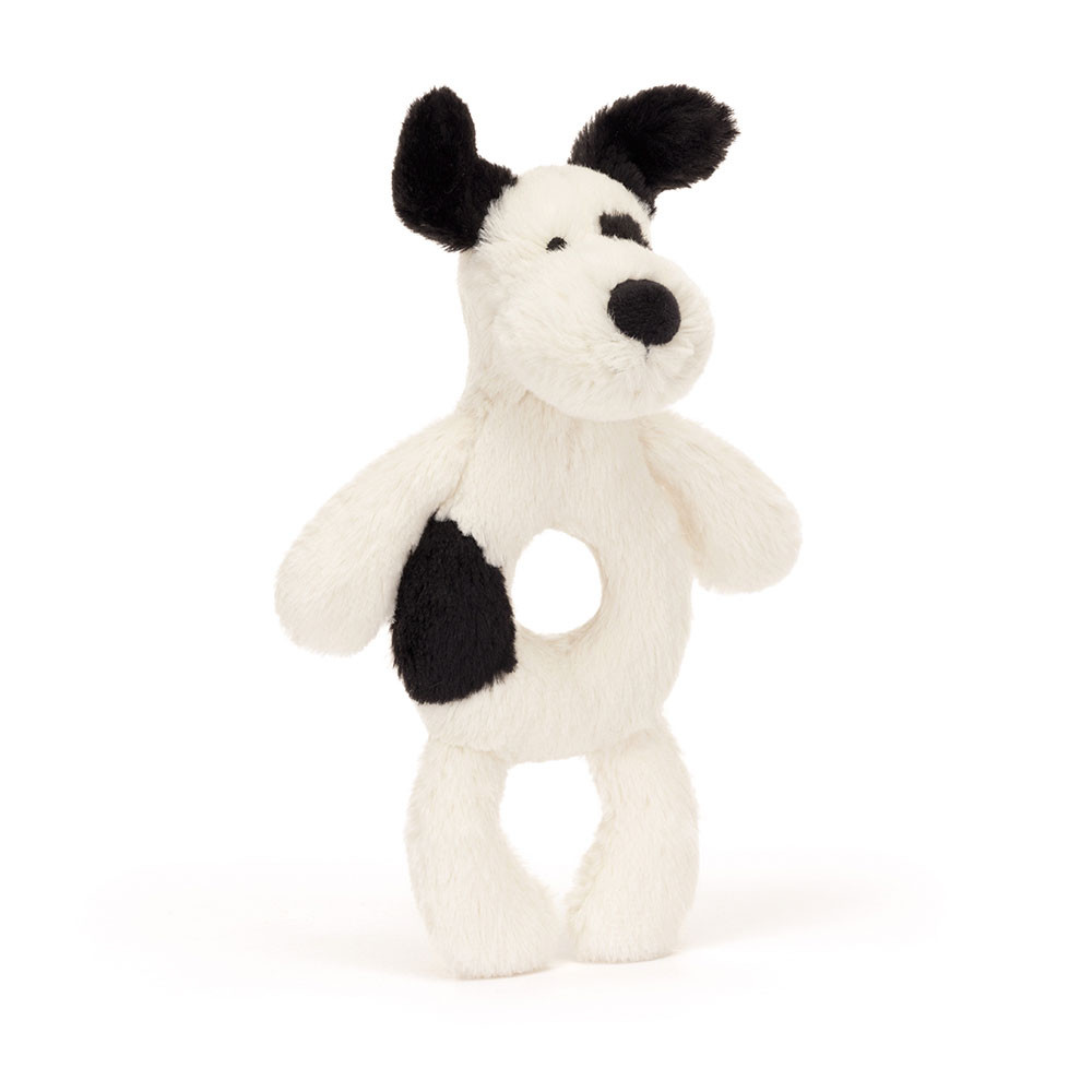 http://Bashful%20Black%20&%20Cream%20Puppy%20Ring%20Rattle
