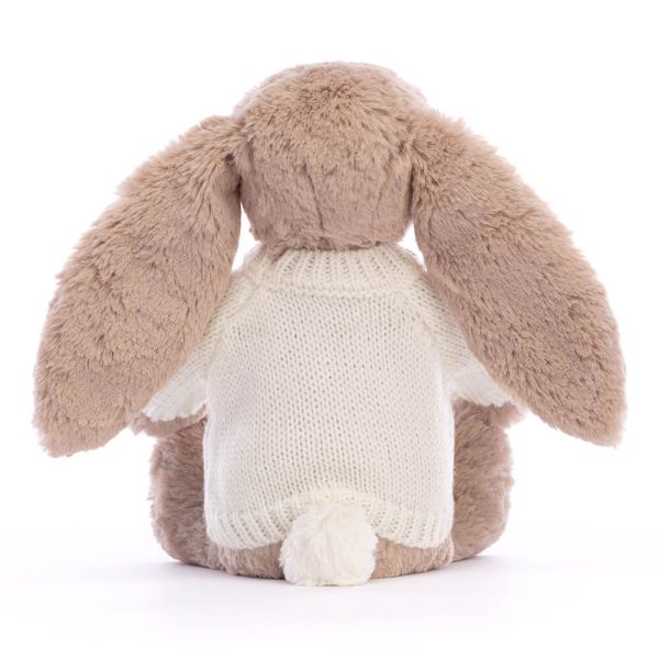Bashful Beige Bunny with Personalised Cream Jumper