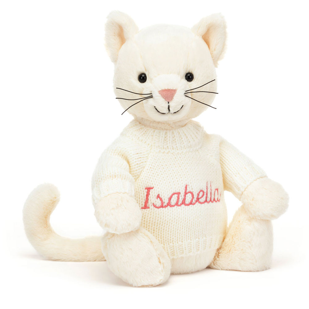 http://Bashful%20Cream%20Kitten%20with%20Personalised%20Cream%20Jumper