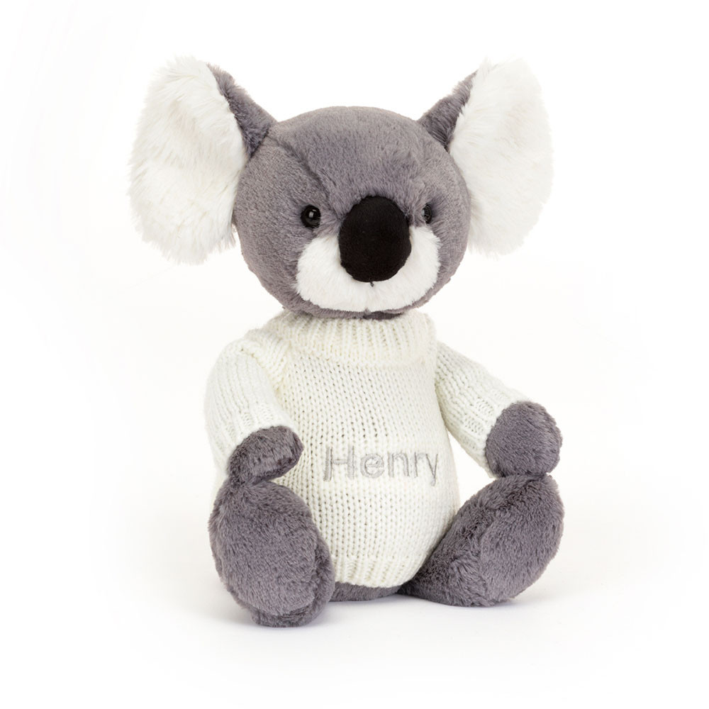 http://Bashful%20Koala%20with%20Personalised%20Cream%20Jumper