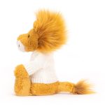 Bashful Lion with Personalised Cream Jumper