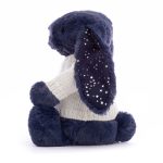 Bashful Stardust Bunny with Personalised Cream Jumper