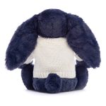 Bashful Stardust Bunny with Personalised Cream Jumper