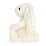 Bashful Twinkle Bunny with Personalised Cream Jumper