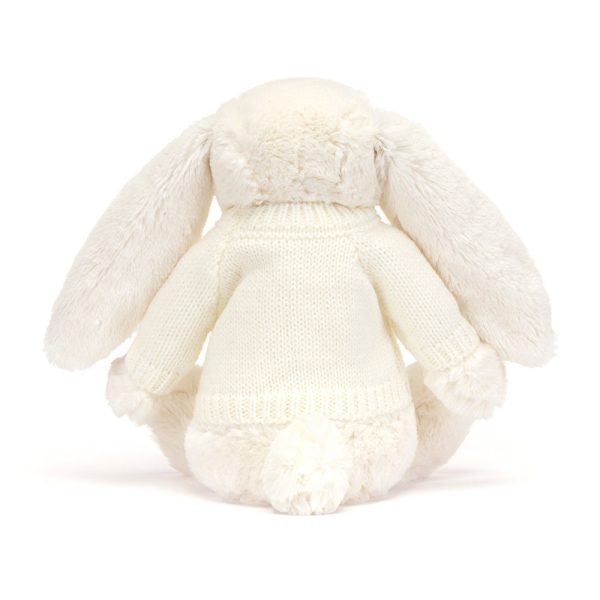 Bashful Twinkle Bunny with Personalised Cream Jumper
