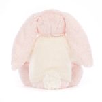 Bashful Pink Bunny with Personalised Cream Jumper