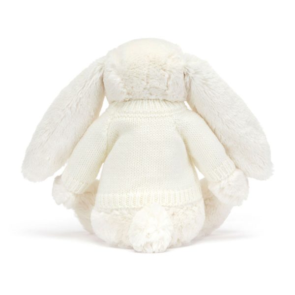 Blossom Cream Bunny with Personalised Cream Jumper