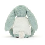 Blossom Sage Bunny with Personalised Cream Jumper