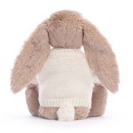 Blossom Bea Beige Bunny with Personalised Cream Jumper