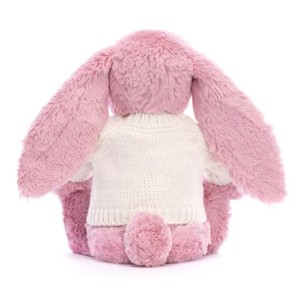 Blossom Tulip Bunny with Personalised Cream Jumper