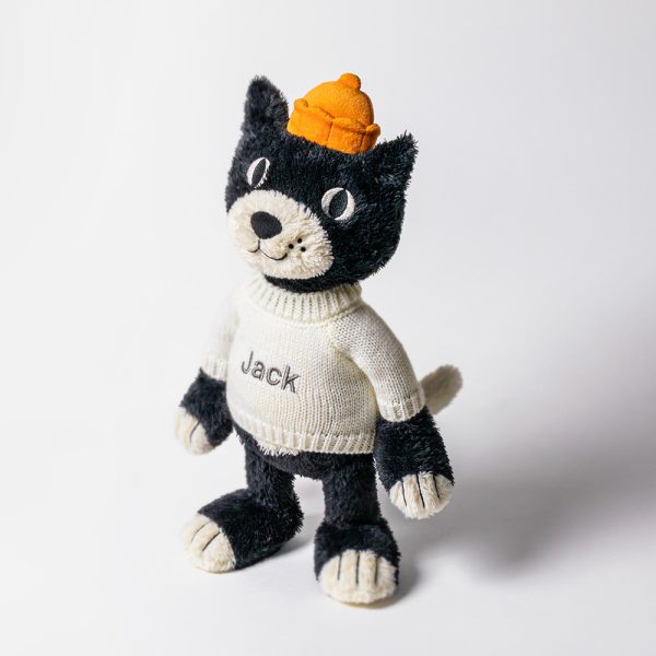 Jellycat Jack with Personalised Cream Jumper