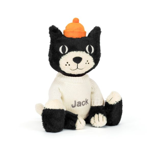Jellycat Jack with Personalised Cream Jumper