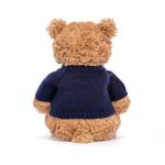 Bartholomew Bear with Personalised Navy Jumper