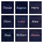 Bashful Fudge Puppy with Personalised Navy Jumper