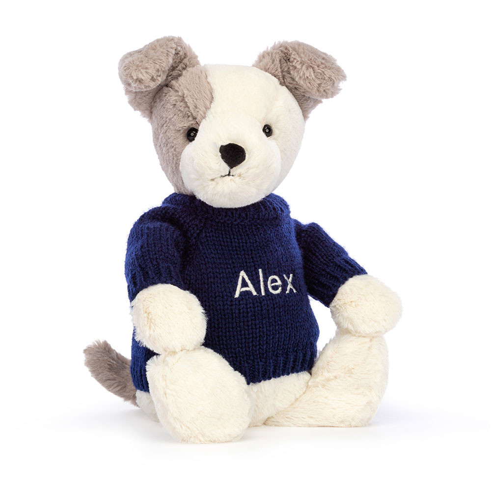 http://Bashful%20Terrier%20with%20Personalised%20Navy%20Jumper