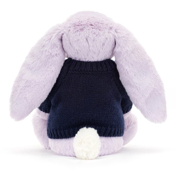 Blossom Jasmine Bunny with Personalised Navy Jumper