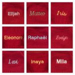 Bashful Christmas Bunny with Personalised Red Jumper