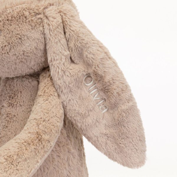 Personalised Bashful Beige Bunny Huge