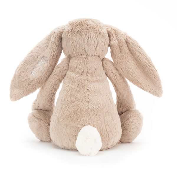 Personalised Bashful Beige Bunny Huge