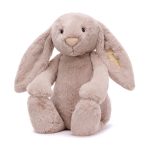 Personalised Bashful Luxe Bunny Rosa Huge