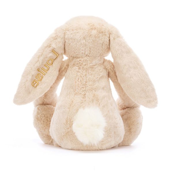 Personalised Bashful Luxe Bunny Willow Huge
