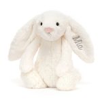 Personalised Bashful Cream Bunny Medium
