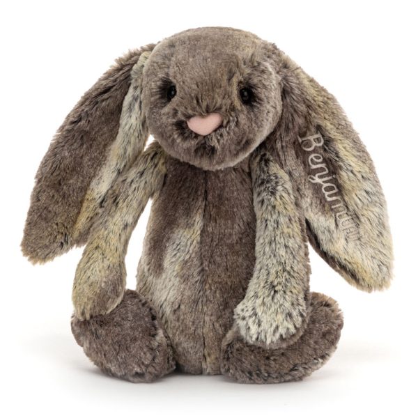 Personalised Bashful Cottontail Bunny Medium