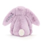 Personalised Bashful Lilac Bunny Medium