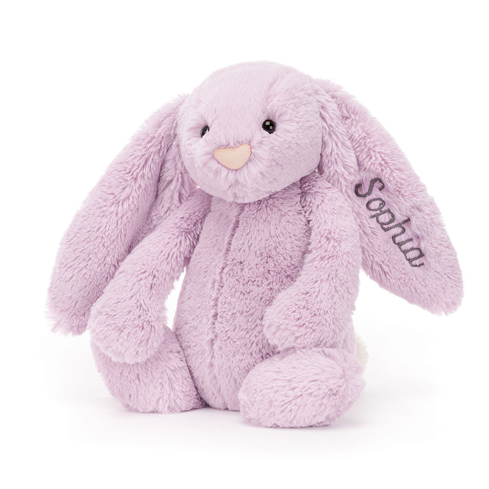 http://Personalised%20Bashful%20Lilac%20Bunny%20Medium