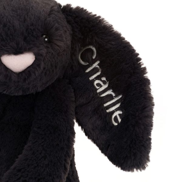 Personalised Bashful Inky Bunny Medium
