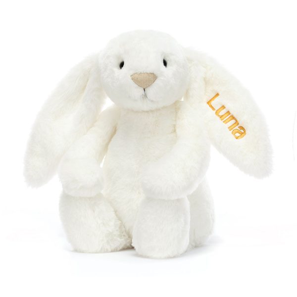 Personalised Bashful Luxe Bunny Luna Medium