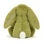 Personalised Bashful Moss Bunny Medium