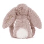 Personalised Bashful Luxe Bunny Rosa Medium