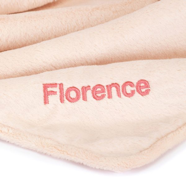 Personalised Bashful Blush Bunny Blankie
