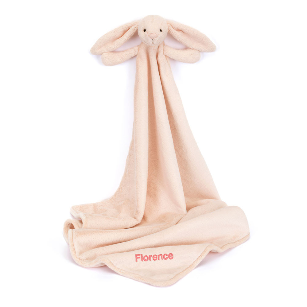 http://Personalised%20Bashful%20Blush%20Bunny%20Blankie