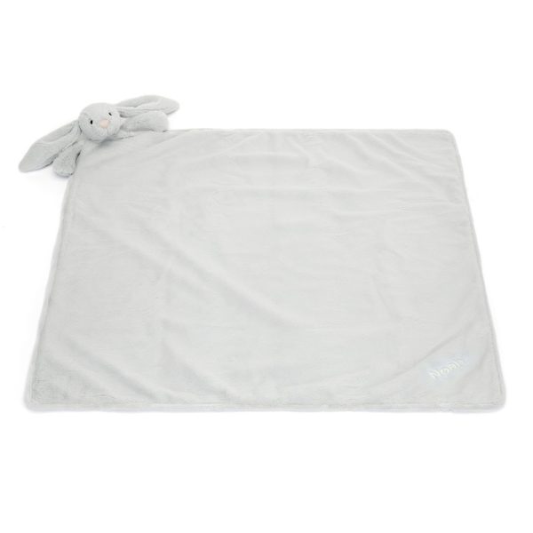 Personalised Bashful Silver Bunny Blankie