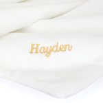 Personalised Bashful Luxe Bunny Luna Blankie