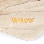 Personalised Bashful Luxe Bunny Willow Blankie