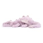 Personalised Lavender Dragon Huge