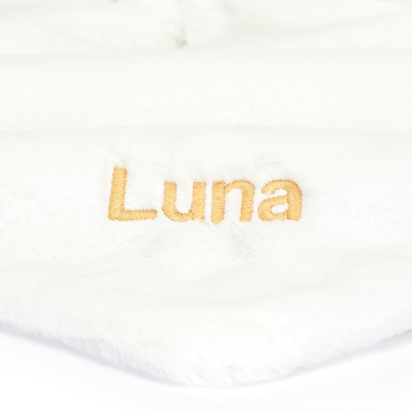 Personalised Bashful Luxe Bunny Luna Soother