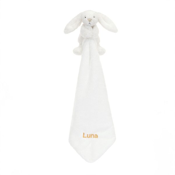 Personalised Bashful Luxe Bunny Luna Soother