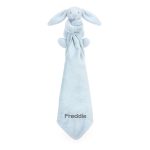 Personalised Bashful Blue Bunny Soother