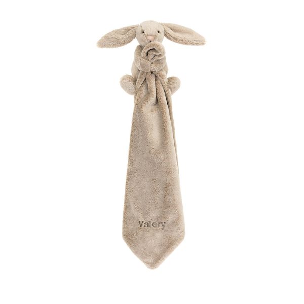 Personalised Bashful Beige Bunny Soother