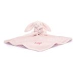 Personalised Bashful Pink Bunny Soother