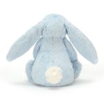 Bashful Blue Bunny Rattle